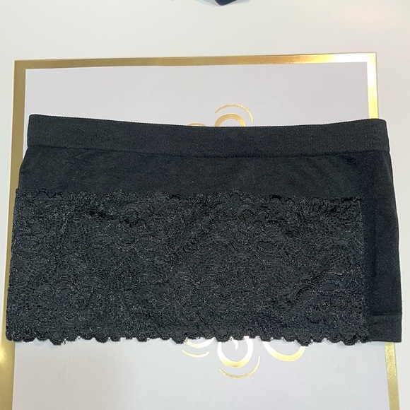 #168-NWOT (OS) Black Coobie BANDEAU BRA - Picture 3 of 6